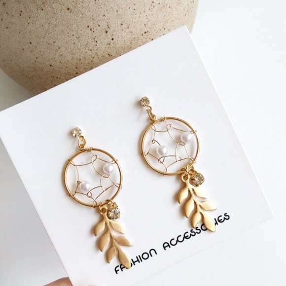 💙LAST ONE 💕Sterling Catcher Dangling Earrings - Picture 2 of 10